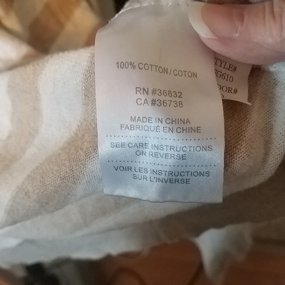 10/$10   Haggar Striped Cardigan L - Picture 6 of 8